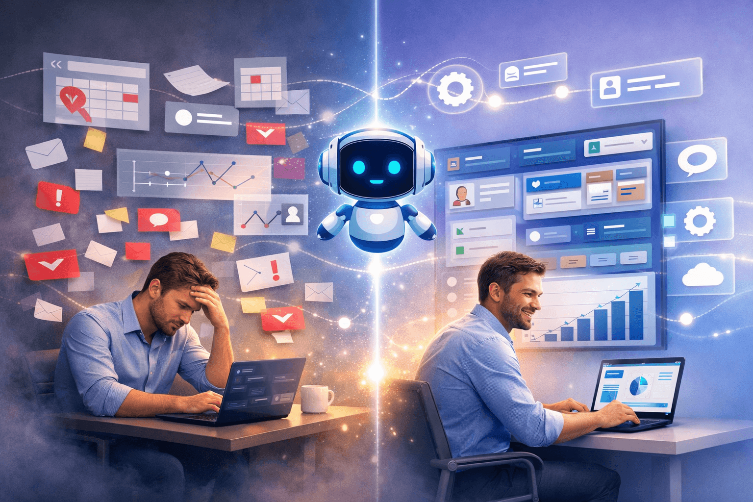 image shows the  common  Challenges When Implementing AI CRM
