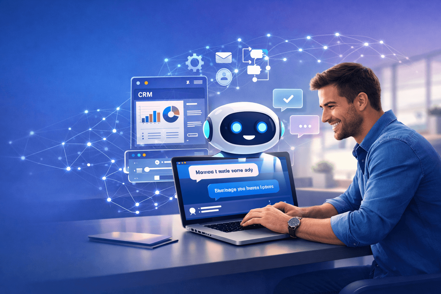 am employe using AI chatbot 