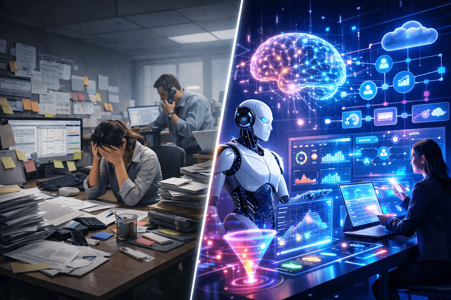 traditional vs modern CRM